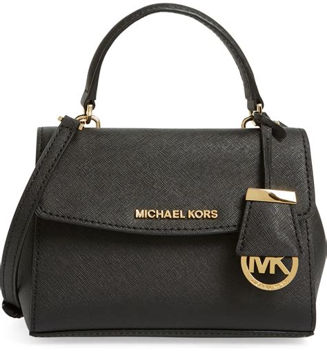 michael kors small leather purse|Michael Kors opened satchel purse.